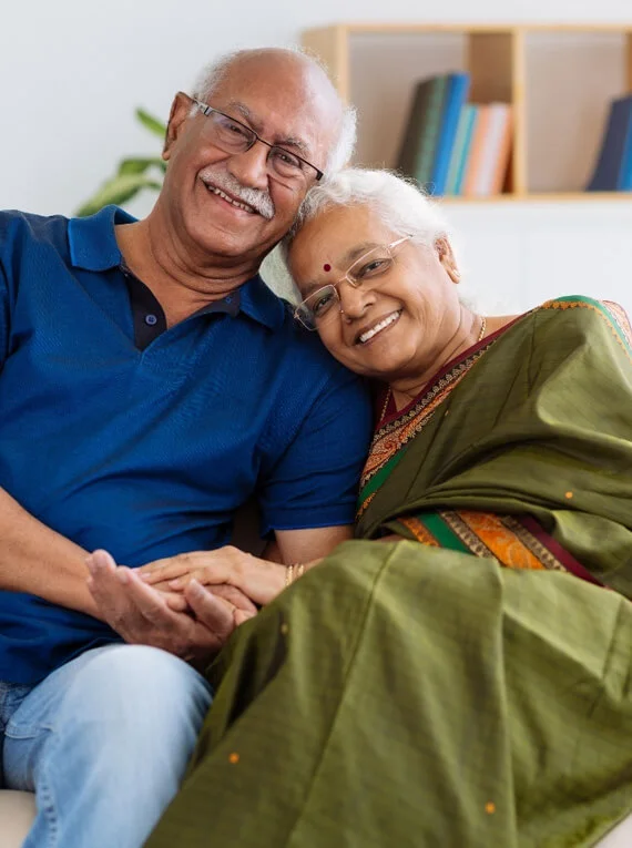 Elderly couple